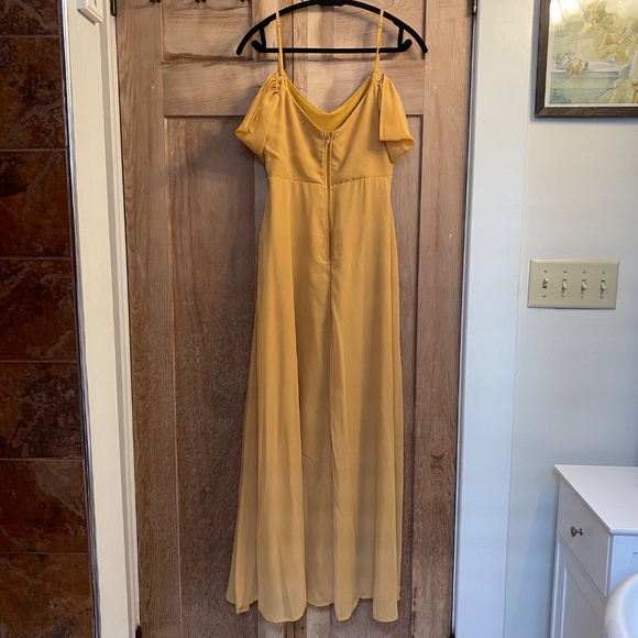 Birdy Grey Devin Convertible Bridesmaid Dress - Marigold - M - Picture 4 of 5